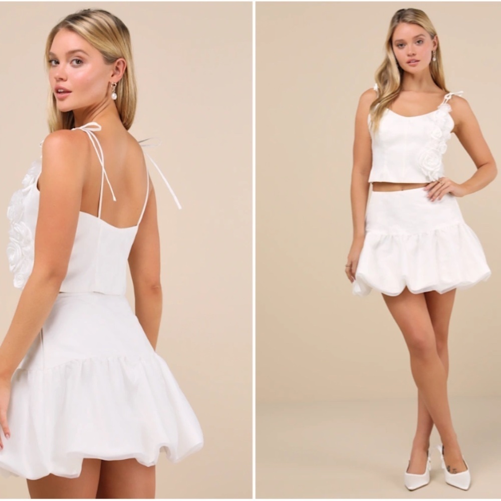 LULU's Sexy Chic Bachelorette Engagement Bridal Shower Honeymoon Bubble Mini
